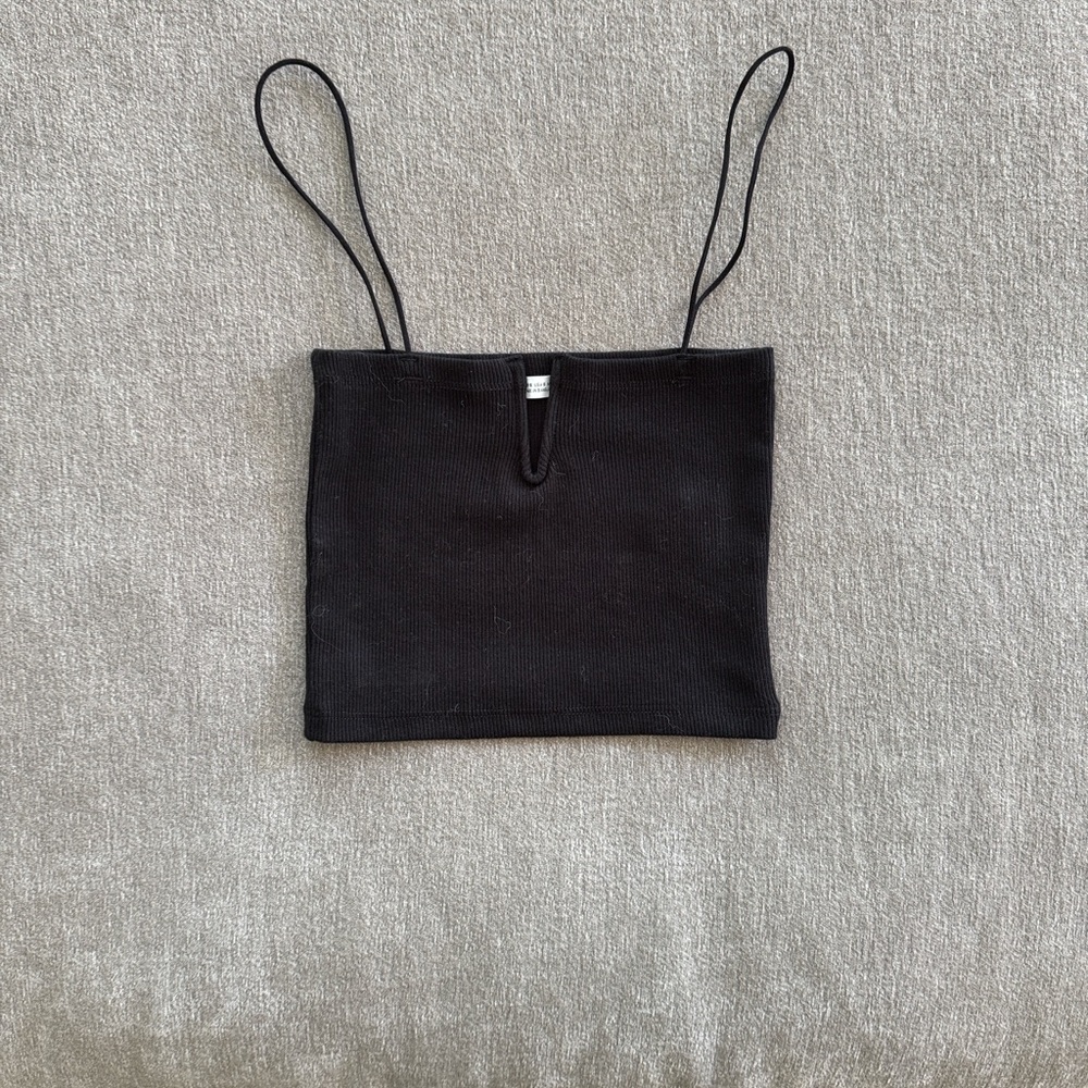 Zara Black Spaghetti Strap Top